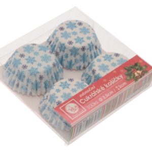 vánoční muffin vločky