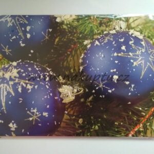 korkové omyvatelné vánoční prostírání