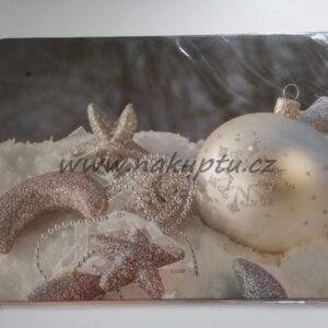 korkové omyvatelné vánoční prostírání