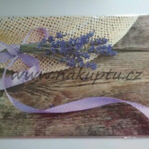 korkové omyvatelné prostírání "levandule PROVENCE"