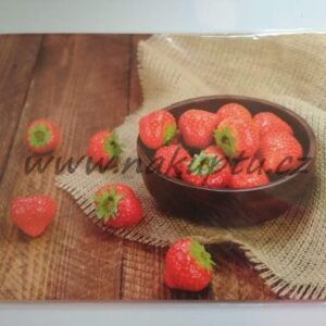 korkové omyvatelné prostírání "jahody"