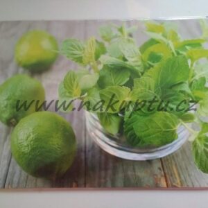 korkové omyvatelné prostírání "limetky"