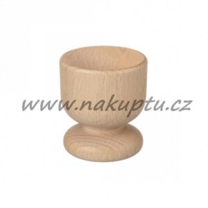 Dřevěný kalíšek na vejce na měkko