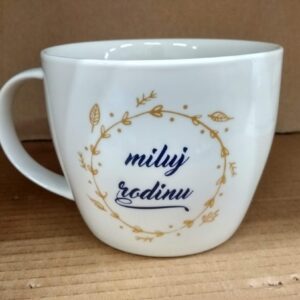 Maxi hrnek 1 l - miluj rodinu