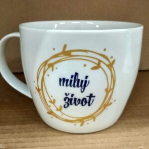 maxi hrnek 1 l - miluj život