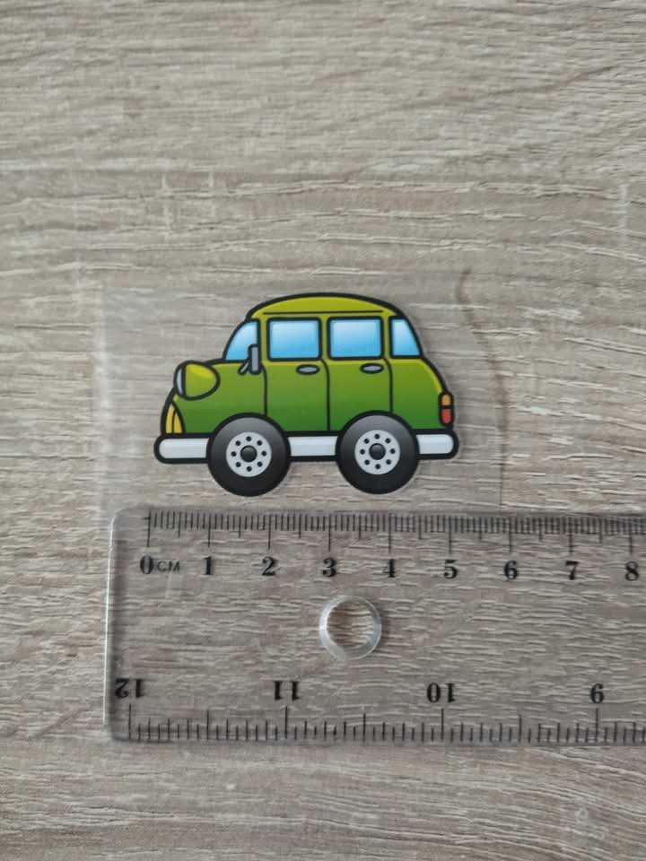 zelené auto